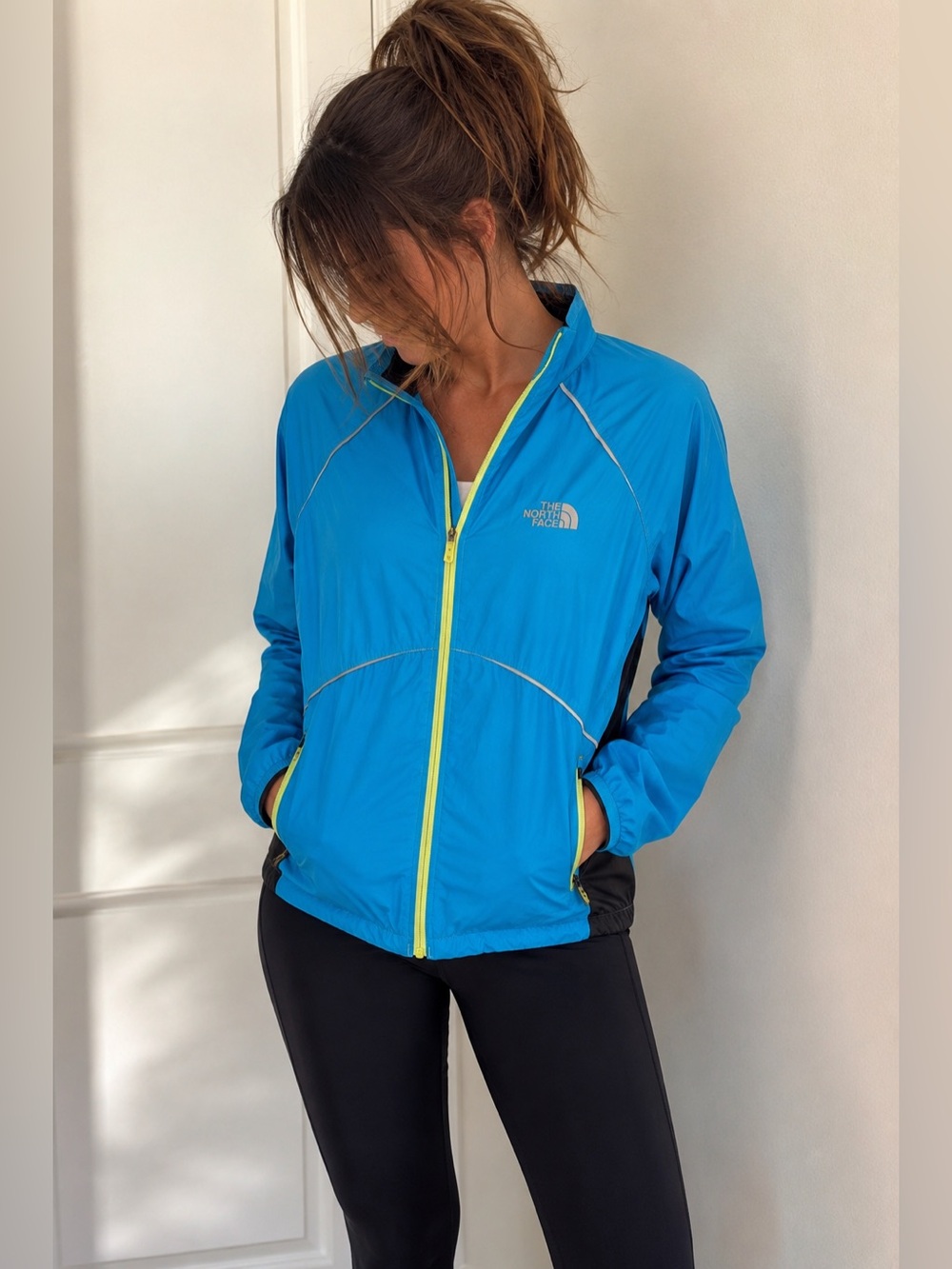 The North Face Flight Series Blue Full Zip Running Jacket Women’s Small